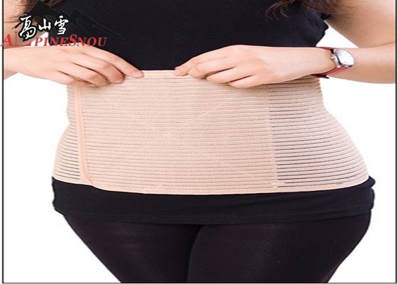 CHINA Pesque a fita elástica Brown/branco da correia abdominal após o parto respirável fornecedor
