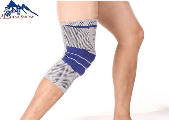CHINA apoio feito malha do joelho do esporte do silicone da luva da patela da tela da malha 3D elástico circular para basquetebol running fornecedor