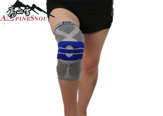 CHINA Luva protetora da cinta de joelho da engrenagem dos esportes elásticos altos da tela para atividades exteriores fornecedor