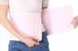 A cor após o parto material do rosa da faixa da barriga de pano elástico para protege a cintura fornecedor