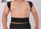 Apoio unisex de apoio respirável da cintura e da parte traseira da correia do apoio da cintura da postura correta preta fornecedor