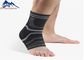 Apoio de confecção de malhas elástico da atadura do tornozelo da compressão com o silicone para o protetor do corpo de esporte fornecedor
