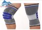 Correia feita malha elástico do apoio do joelho do silicone para a amostra grátis do esporte fornecedor