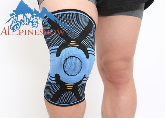 CHINA Almofada feita sob encomenda da luva do joelho da compressão da cinta do apoio do joelho com apoio da mola fornecedor